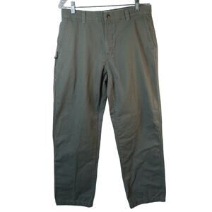 Columbia women's Green Mid Rise Straight Leg Active Outdoor Pants Size 12